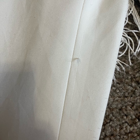 Blithe Los Angeles Off White Western Country Fringe Nashville Romper Small - Picture 8 of 9